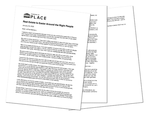 Example Real Estate Agent Recruiting Letter Download