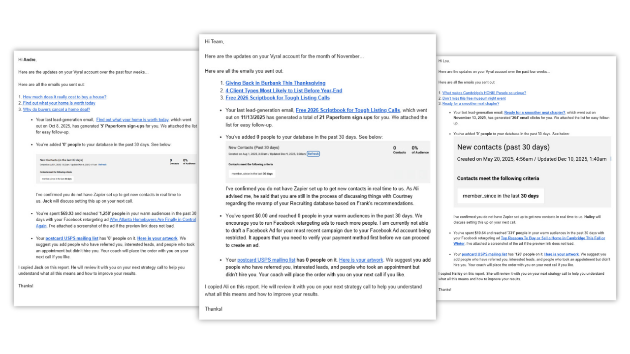 Monthly Report Graphic
