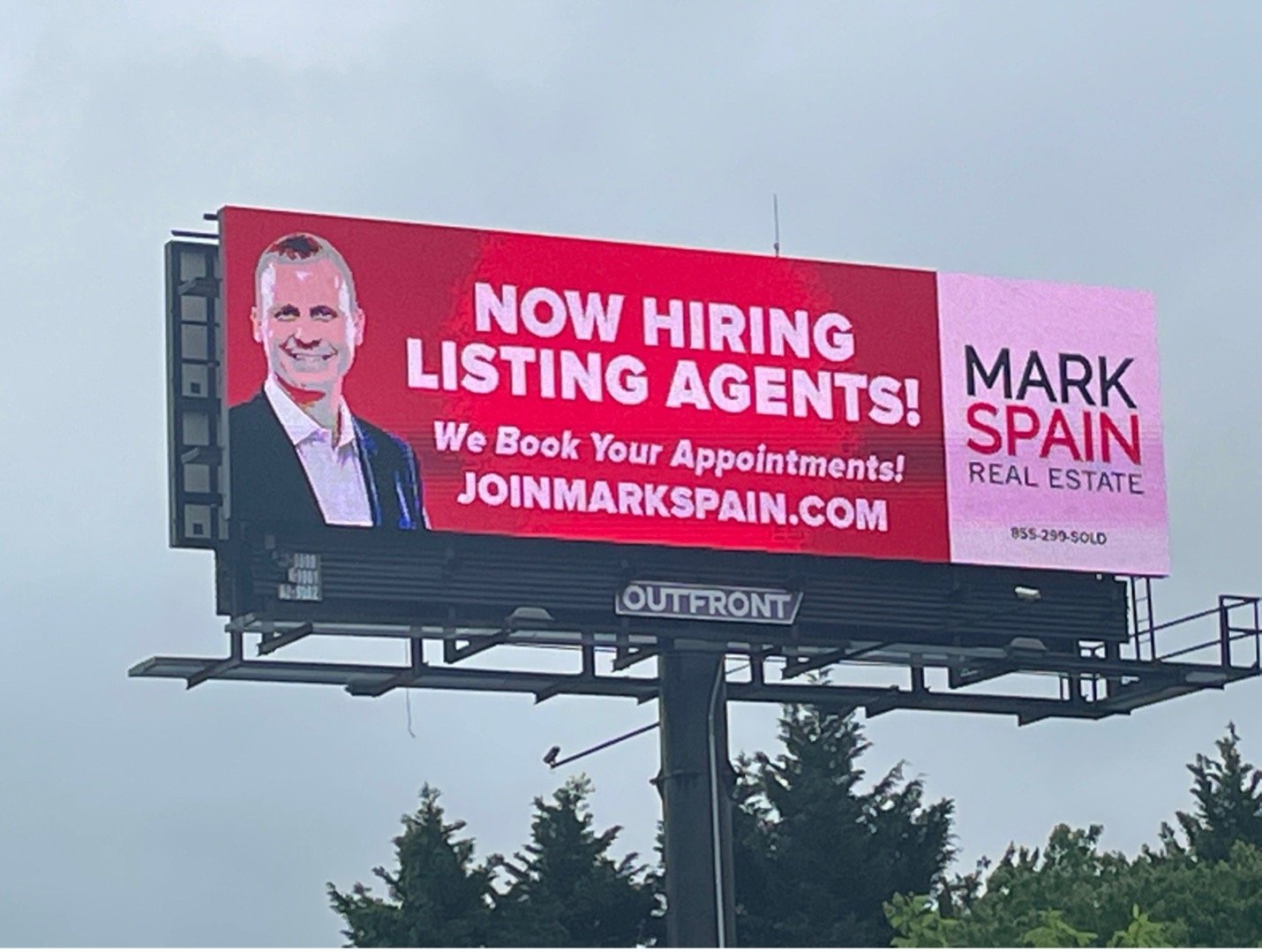 Now Hiring Listing Agents Billboard