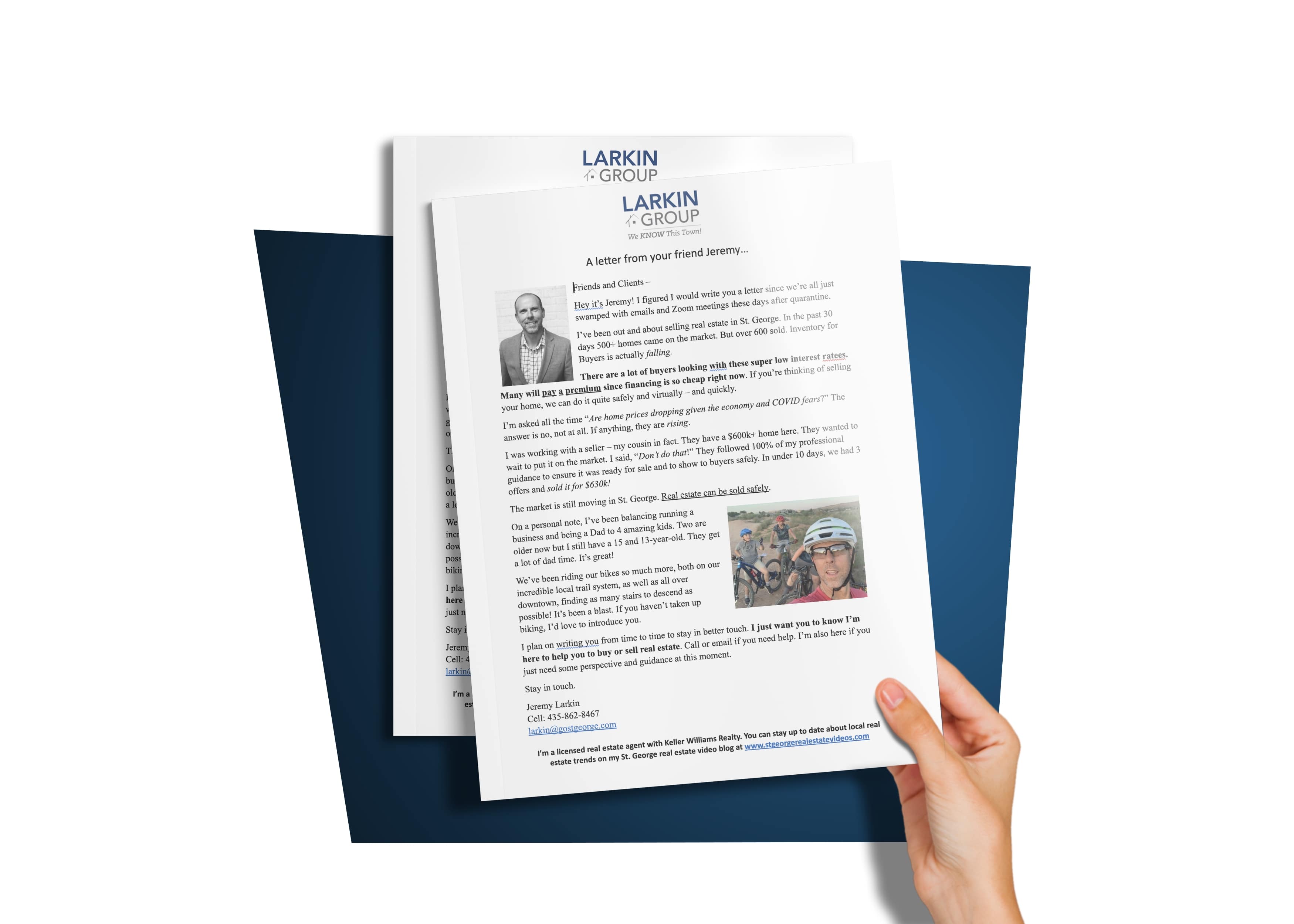 Monthly Personal Letter